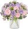 4 Packs Artificial Peonies – Silk Flowers for Table Centerpiece (Pinkish-Purple)